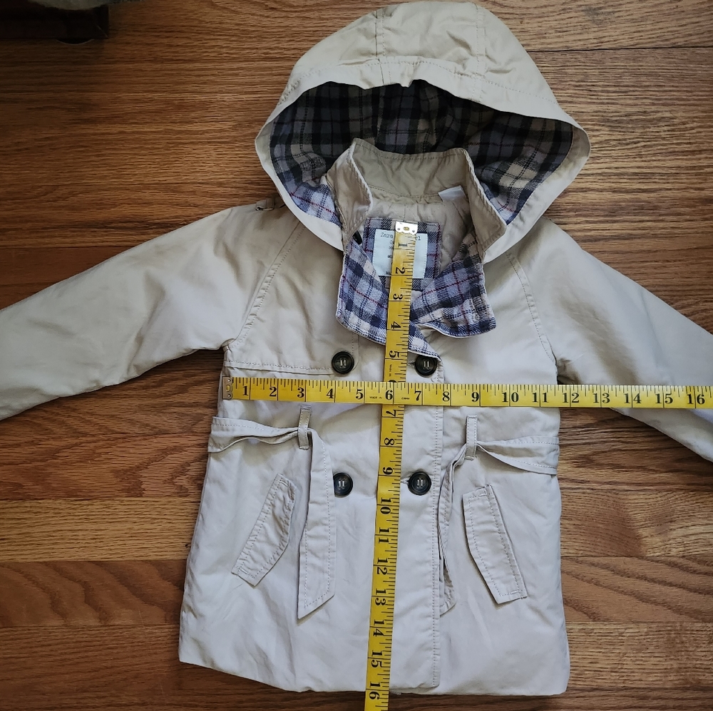 Zara BabyGirl 18/24 Months Trench Coat - Picture 13 of 13